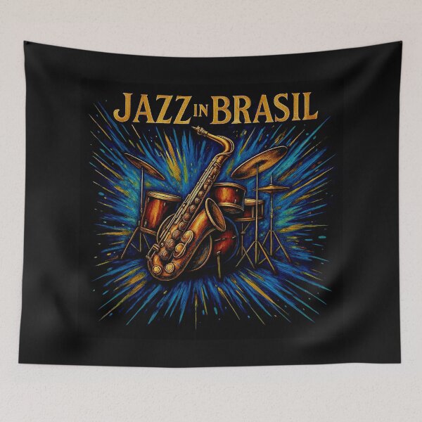 Item preview,  Jazz in Brazil music poster#5 designed and sold by Helios Be. Lavsh.