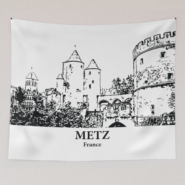 Item preview, Metz - France designed and sold by Lakeric Cityscapes.