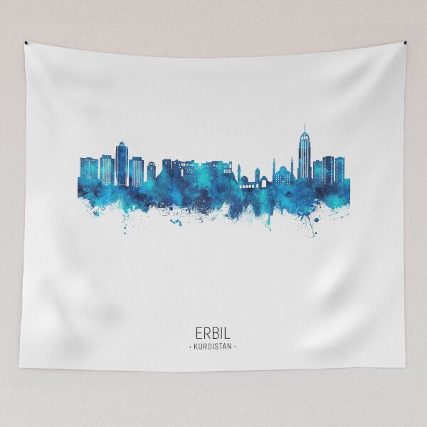 Item preview, Erbil Kurdistan Iraq Skyline designed and sold by ArtPrints.