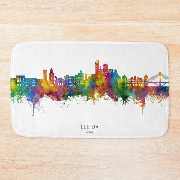 Item preview, Lleida Spain Skyline designed and sold by ArtPrints.