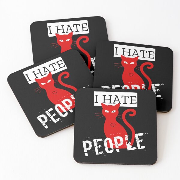 Item preview, Cat I hate people designed and sold by Topmel.