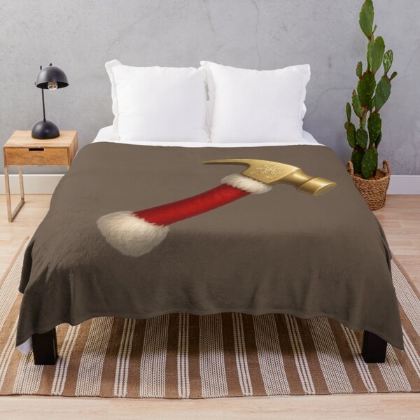 Item preview, Santa’s Gold Hammer – Festive Christmas Carpenter Tool Art designed and sold by BROHLine Studio.