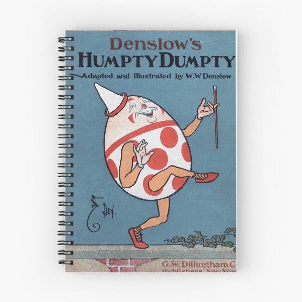 Item preview, W.W. Denslow's Humpty Dumpty Vintage Book Cover Art designed and sold by Filologica.