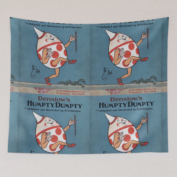 Item preview, W.W. Denslow's Humpty Dumpty Vintage Book Cover Art designed and sold by Filologica.