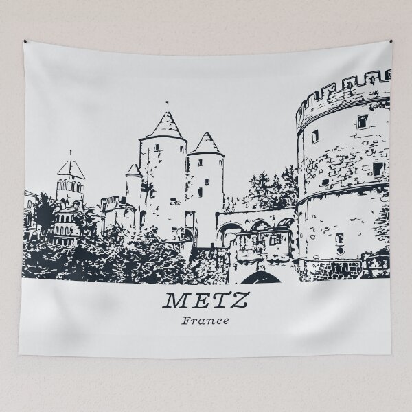 Item preview, Metz - France designed and sold by Lakeric Cityscapes.