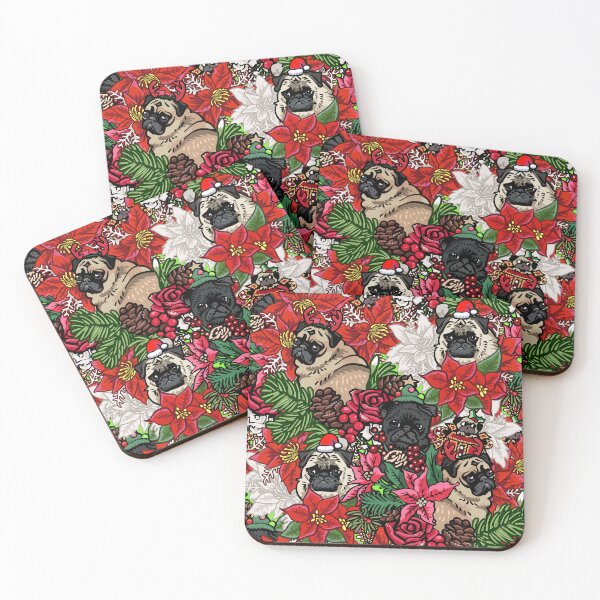 Item preview, Because Xmas Pug  designed and sold by Huebucket.