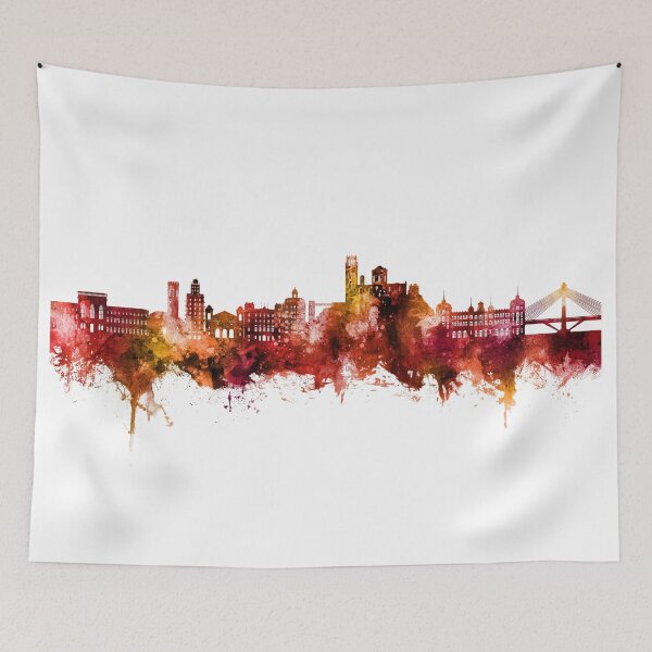 Item preview, Lleida Spain Skyline designed and sold by ArtPrints.