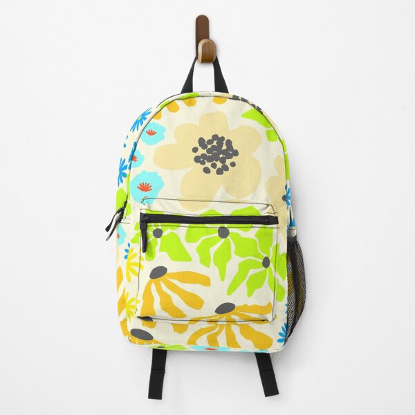 Aperçu de l'œuvre Motif floral répétitif rétro bohème aux couleurs vives créée et vendue par DesignMyHeart.