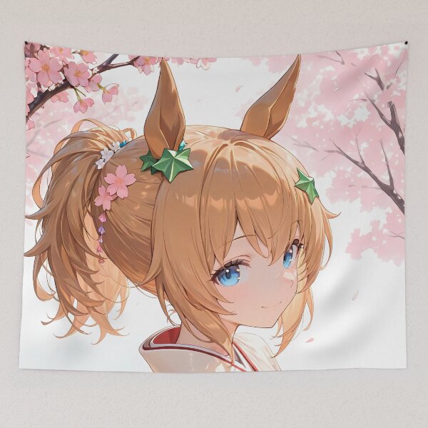Aperçu de l'œuvre Taiki Shuttle Graceful Kimono Bloom Scene Uma Musume Pretty Derby Anime créée et vendue par Raslbazola.