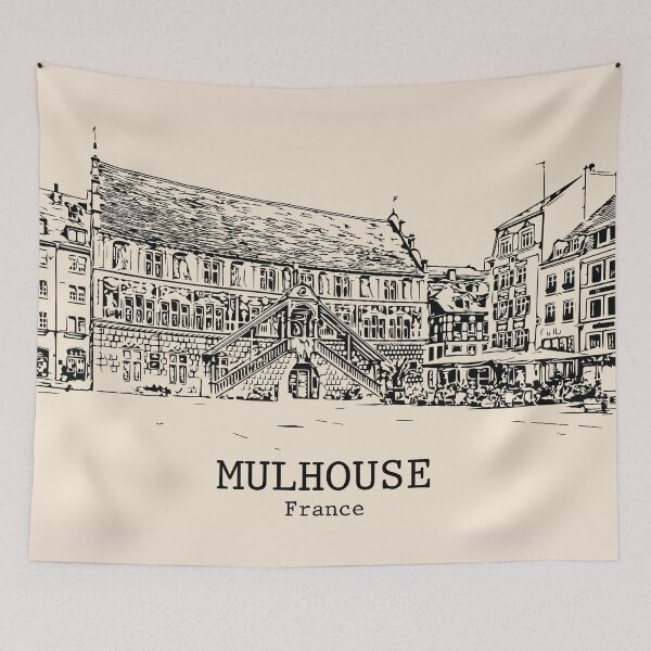 Item preview, Mulhouse - France designed and sold by Lakeric Cityscapes.