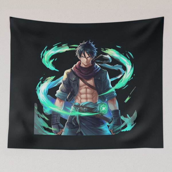 Item preview, Emerald Spirit Samurai – Original Anime Warrior designed and sold by ThroneOfAnime.