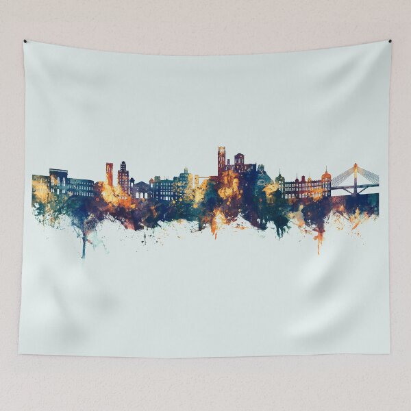 Item preview, Lleida Spain Skyline designed and sold by ArtPrints.