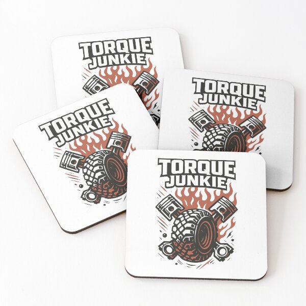 Item preview, Torque Junkie – Flaming Pistons & Off-Road Tire Engine Power designed and sold by SnappyPNG.