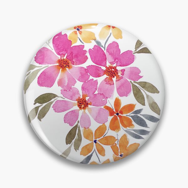 Item preview, 3 Pink Flowers designed and sold by Orly Fuchs Galchen.