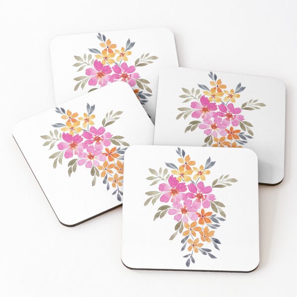 Item preview, 3 Pink Flowers designed and sold by Orly Fuchs Galchen.