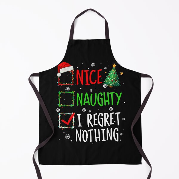Item preview, Nice Naughty Regret Nothing Checklist With Bright Holiday designed and sold by khdmalakarak.