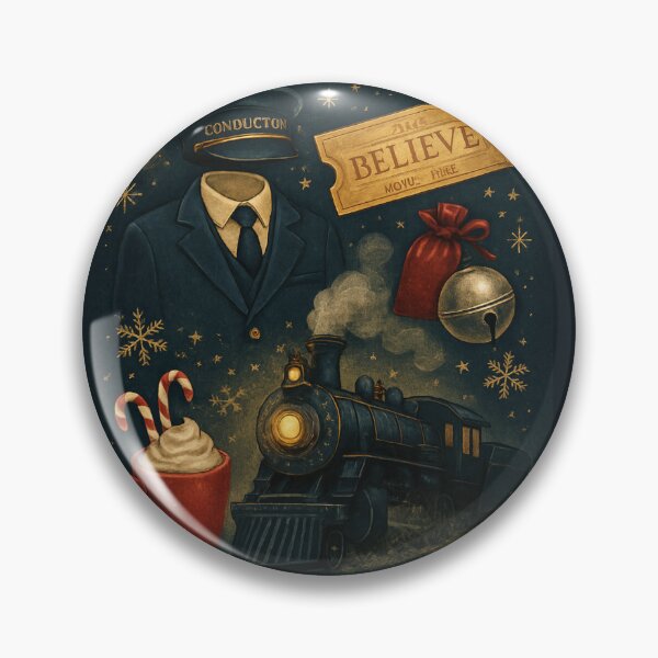 Item preview, North Pole Polar Express Christmas Train Conductor designed and sold by JediKittenWars.