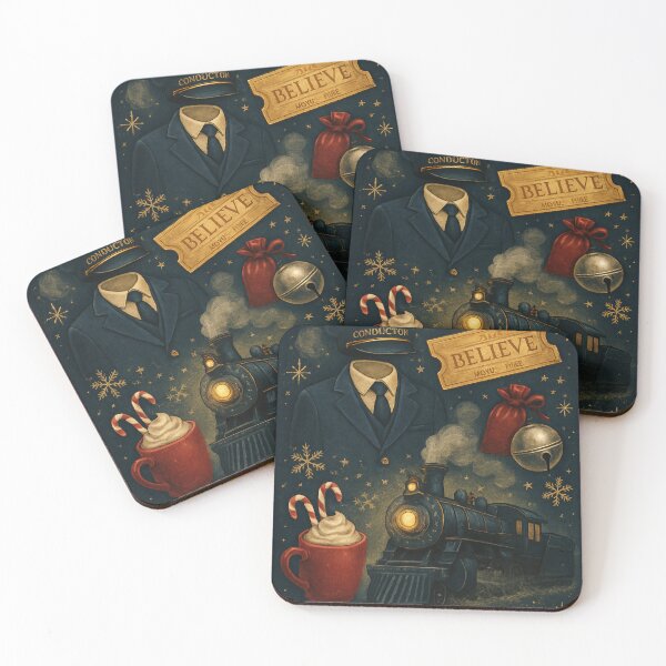 Item preview, North Pole Polar Express Christmas Train Conductor designed and sold by JediKittenWars.