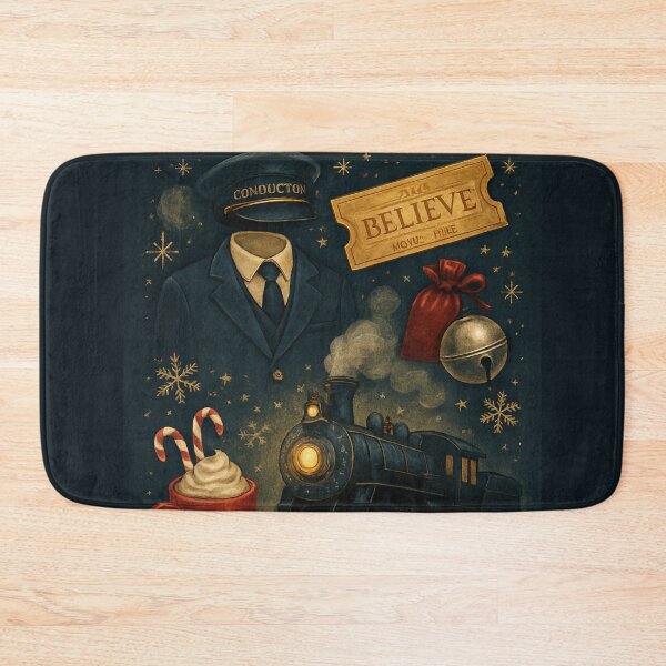 Item preview, North Pole Polar Express Christmas Train Conductor designed and sold by JediKittenWars.