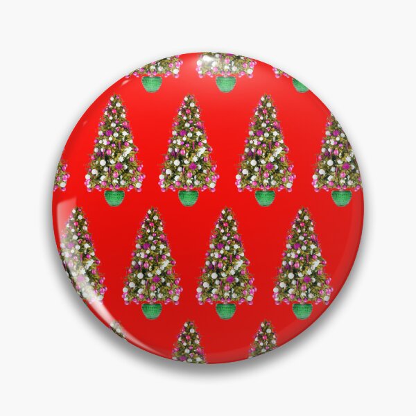 Item preview, Christmas tree on red designed and sold by TerenceLacey.