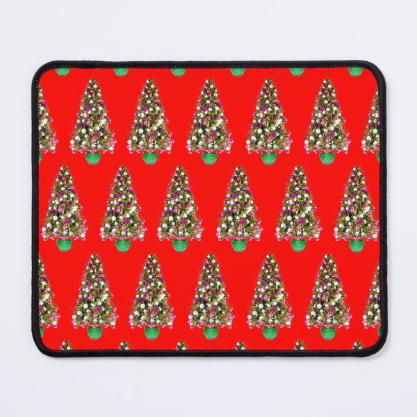 Item preview, Christmas tree on red designed and sold by TerenceLacey.