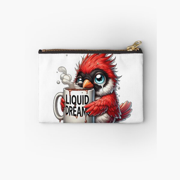 Item preview, Crying Coffee Bird – Liquid Dreams Cute Exhausted Bird Art designed and sold by Lulunza.