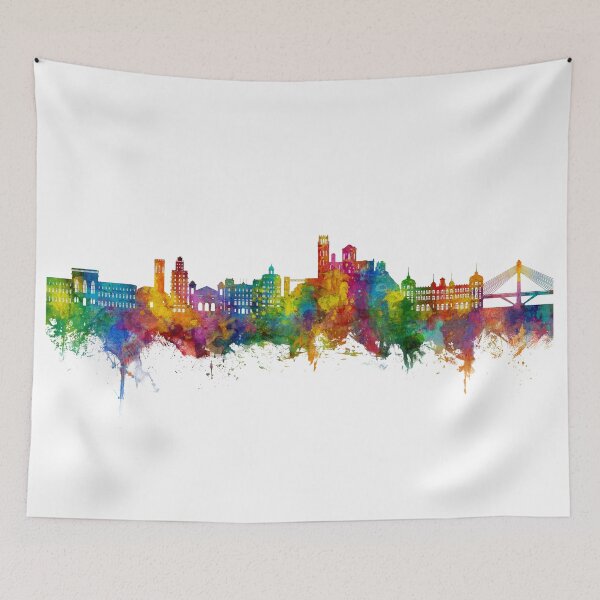 Item preview, Lleida Spain Skyline designed and sold by ArtPrints.