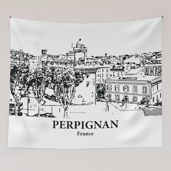 Item preview, Perpignan - France designed and sold by Lakeric Cityscapes.