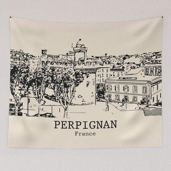 Item preview, Perpignan - France designed and sold by Lakeric Cityscapes.