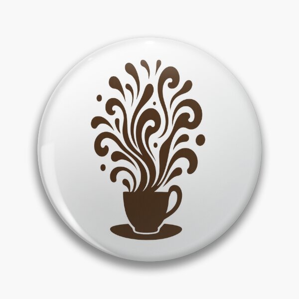 Item preview, Elegant Coffee Splash Silhouette – Artistic Abstract Turkish Coffee Design designed and sold by Globalcitytees.