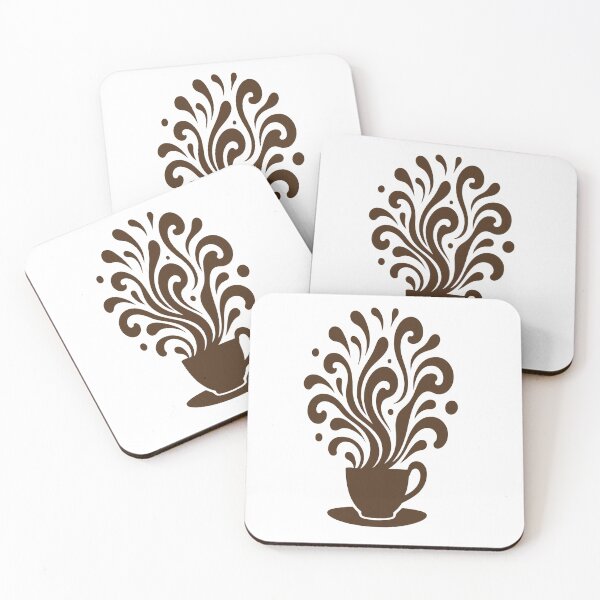 Item preview, Elegant Coffee Splash Silhouette – Artistic Abstract Turkish Coffee Design designed and sold by Globalcitytees.