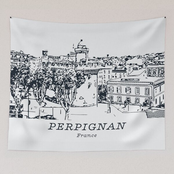 Item preview, Perpignan - France designed and sold by Lakeric Cityscapes.