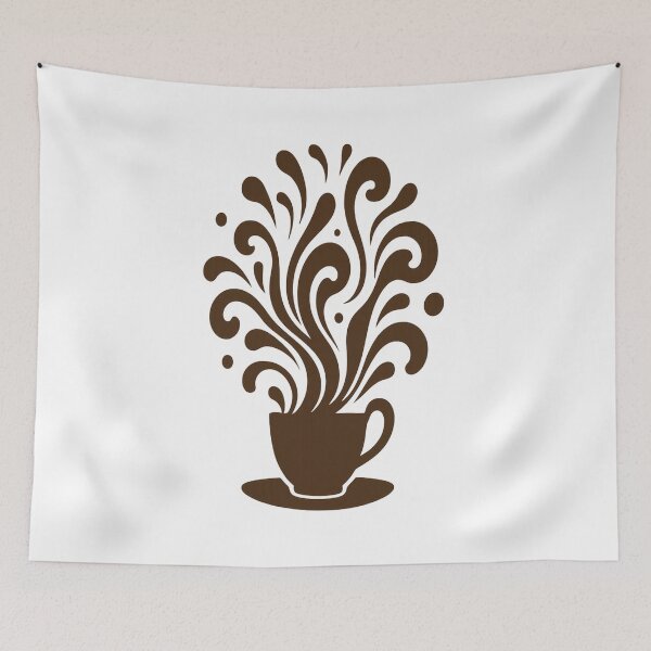 Item preview, Elegant Coffee Splash Silhouette – Artistic Abstract Turkish Coffee Design designed and sold by Globalcitytees.