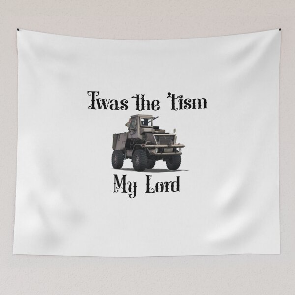 Item preview, Twas the 'Tism My Lord (Ystervark) designed and sold by BarracksWear.