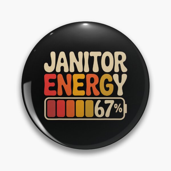 Item preview, Janitor Energy Sixty Seven Bar With Bold Retro  designed and sold by khdmalakarak.