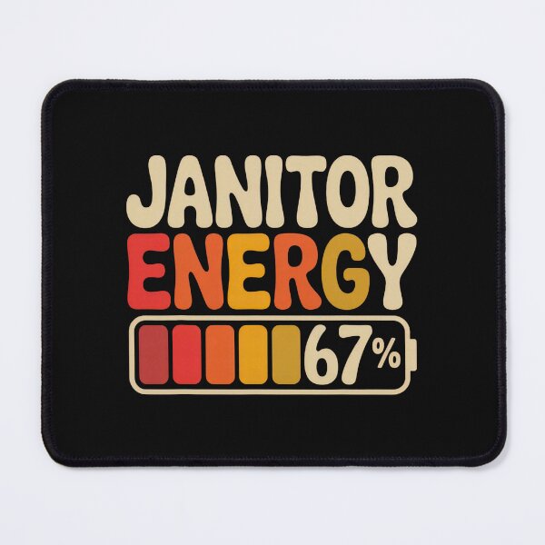 Item preview, Janitor Energy Sixty Seven Bar With Bold Retro designed and sold by khdmalakarak.