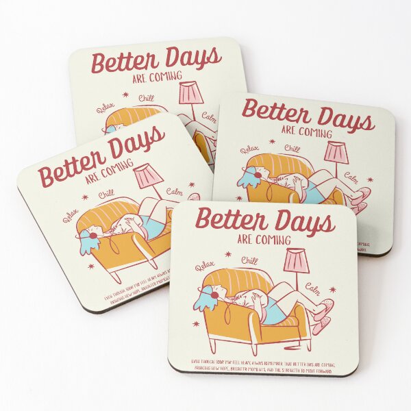 Item preview, Better Days Are Coming” designed and sold by Koumudi Luxe Studio.
