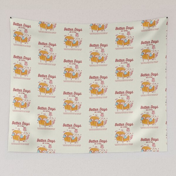 Item preview, Better Days Are Coming” designed and sold by Koumudi Luxe Studio.
