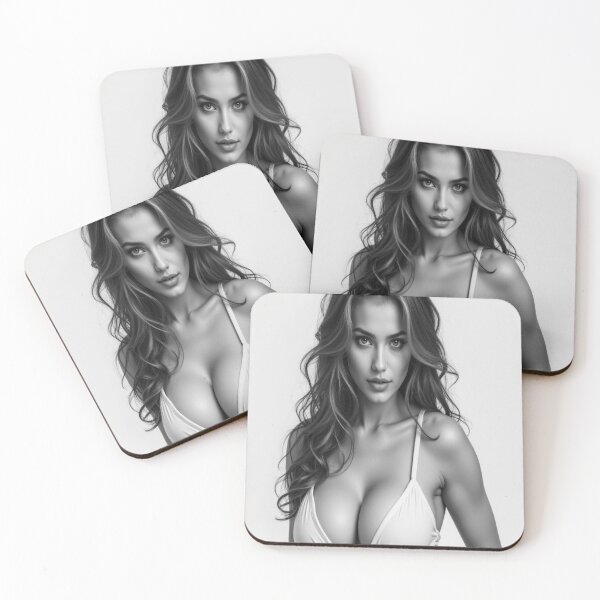 Item preview, Amy in Black and White | Canvas 14 designed and sold by KasaHunterHarem.