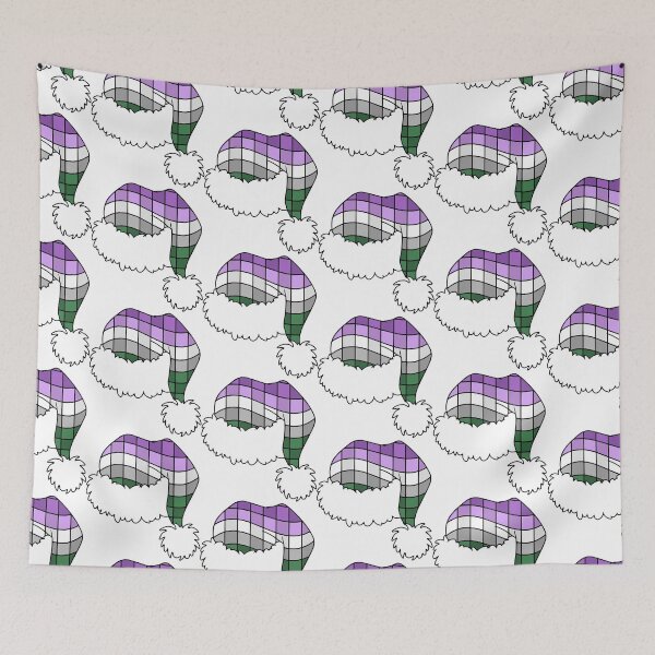 Item preview, Genderqueer Pride Santa Hat – Queer Christmas Holiday designed and sold by Cannaxes Studio.