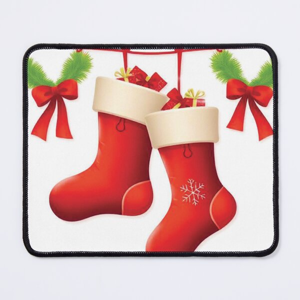 Item preview, A pair of red Christmas stockings designed and sold by AnuNP.