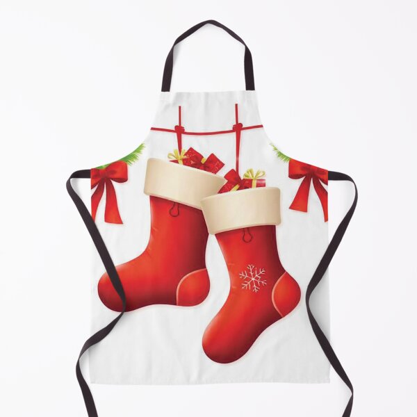 Item preview, A pair of red Christmas stockings designed and sold by AnuNP.