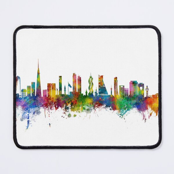Item preview, Jeddah Saudi Arabia Skyline designed and sold by ArtPrints.