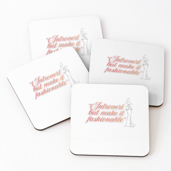 Item preview, Introvert But Make It Fashionable fun Quote designed and sold by SloganSauce.