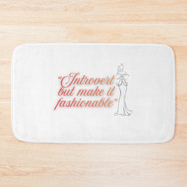 Item preview, Introvert But Make It Fashionable fun Quote designed and sold by SloganSauce.