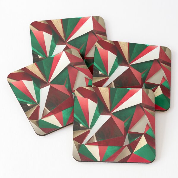 Item preview, Festive Christmas Geometric Abstract designed and sold by Harmonic_Layers.