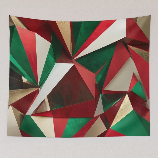 Item preview, Festive Christmas Geometric Abstract designed and sold by Harmonic_Layers.