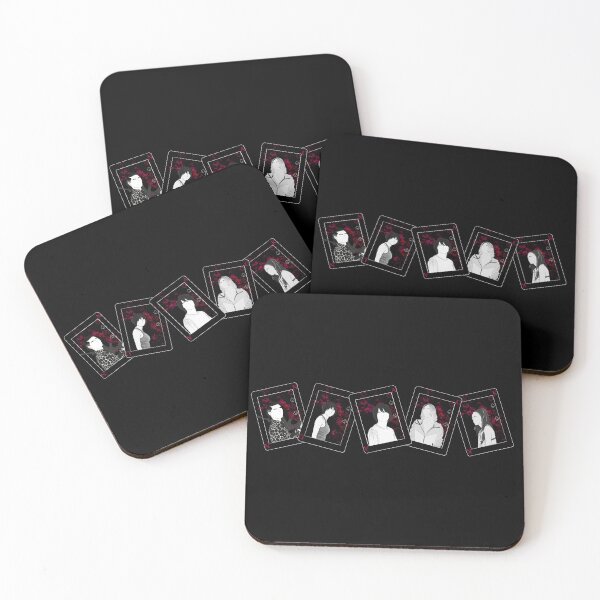 Item preview, Black and white Alice in borderland characters cards designed and sold by Lemonshaaark.