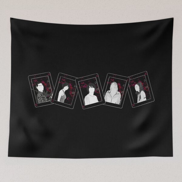 Item preview, Black and white Alice in borderland characters cards designed and sold by Lemonshaaark.