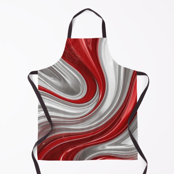 Item preview, Red and Silver Fluid Swirl designed and sold by Harmonic_Layers.